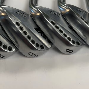 Men's PXG 0311 P GEN2 Chrome Right Handed Iron Set Stiff Flex (7 Clubs) #5 - #9, PW, GW Steel Shaft