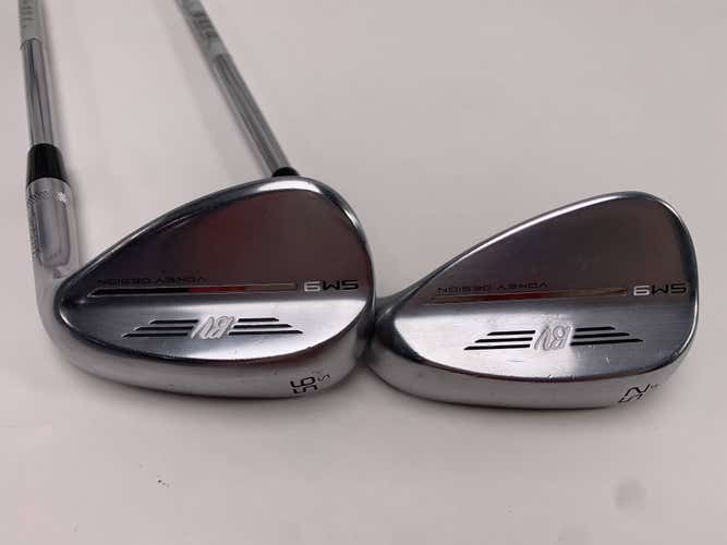 Titleist Vokey SM9 Tour Chrome Wedge Set 52* 8 | 56* 10 Wedge Steel Mens RH