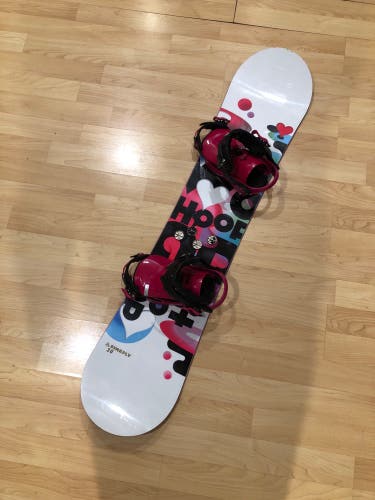 Kid's 130cm Firefly Hoop Snowboard | Cassette Bindings (Used)