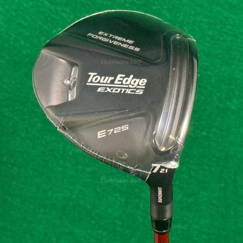 NEW Tour Edge 2025 Exotics E725 21 Fairway Wood 7 Denali Red 5.5 60G Regular