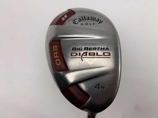 Callaway Big Bertha Diablo 4 Hybrid 22* Senior Graphite Mens RH