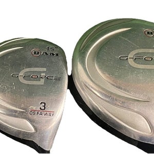 RAM G-Force OS Wood Set 430cc Forged Ti Driver,3W RH Regular Graphite New Grips