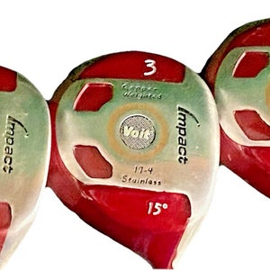 Voit Copper Weighted Wood Set 280cc 10* Driver, 3w, 5w RH Regular Graphite HC's