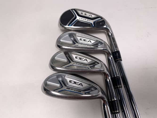 Adams Idea A7 OS Iron Set 7-PW+SW Regular Steel Mens RH- No 8i