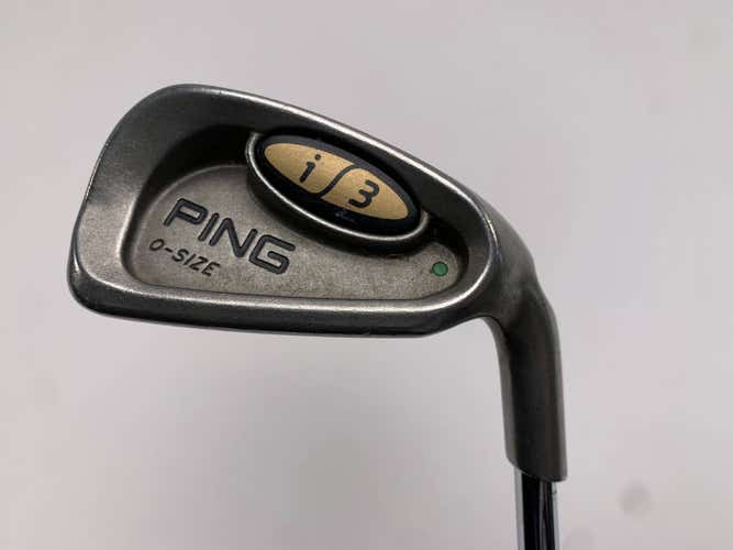 Ping i3 Oversize Single 7 Iron Green Dot 2* Up Cushin JZ Regular Steel Mens RH