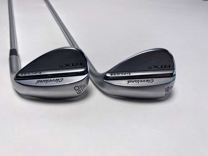 Cleveland RTX 6 ZipCore Tour Satin Wedge Set 56* 10 | 60* 10 DG Wedge Mens RH