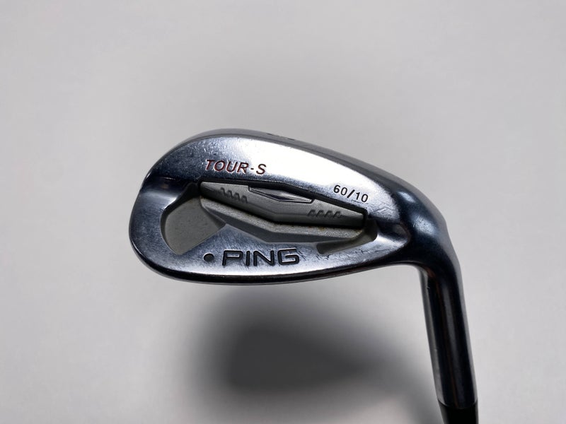 Ping Tour-S Chrome Lob Wedge LW 60* Black Dot AWT Wedge Steel Mens RH