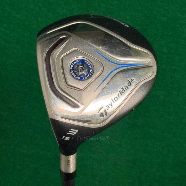 LH TaylorMade JetSpeed 15 Fairway Wood 3 Matrix Velox T 69G Graphite Stiff
