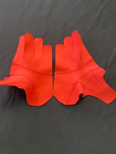 13” Bauer Hyperlite Palms AX Suede  Red Replacement Palms