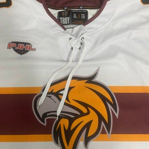 Caledon Golden Hawks White XL Men's Jersey #20