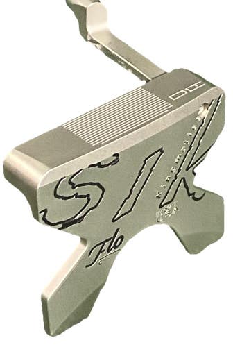 SIK Flo C-Series Satin DLT Armlock Mallet Flange Putter RH Steel 39 In. 17" Grip
