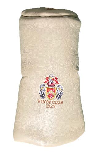 AME Golf Vinoy Club 1925 5 Wood Fairway Headcover  Cream/Tan Color Very Nice