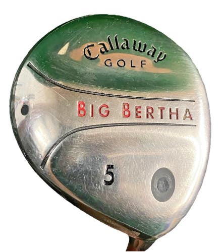 Callaway Big Bertha 2004 5 Wood 19* Light Senior Graphite 41.5" RH New Mid Grip