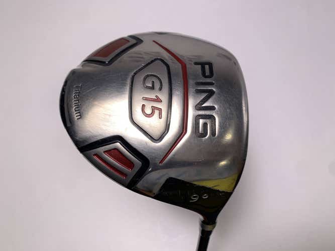 Ping G15 Driver 9* Aldila Serrano 60g Stiff Graphite Mens RH HC
