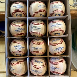 Rawlings Official Minor League Baseballs 12 Pack (1 Dozen) (Used)