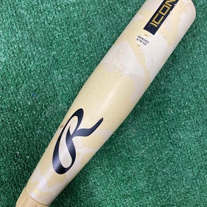2025 Rawlings Icon Composite Bat USABat Certified (-12) Composite 16 oz 28" (Used)