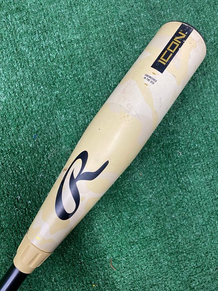 2025 Rawlings Icon Composite Bat USABat Certified (-12) Composite 16 oz 28" (Used)