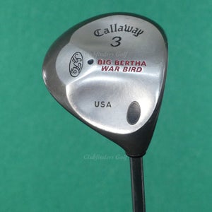 Callaway Big Bertha Warbird Fairway 3 Wood Memphis 10 Steel Uniflex w/ HC