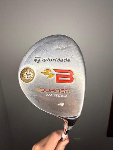 TaylorMade Burner Rescue 4-Wood 22 REAX 60 Regular Flex 40