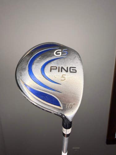 Ping G5 5-Wood 18 TFC 100F Regular Flex 42.5