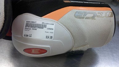 Used Easton EQ30 Senior Elbow Pads LG 11339-S000196647