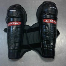 Used CCM RBZ Junior Shin Guards Black 12" 11339-S000196526