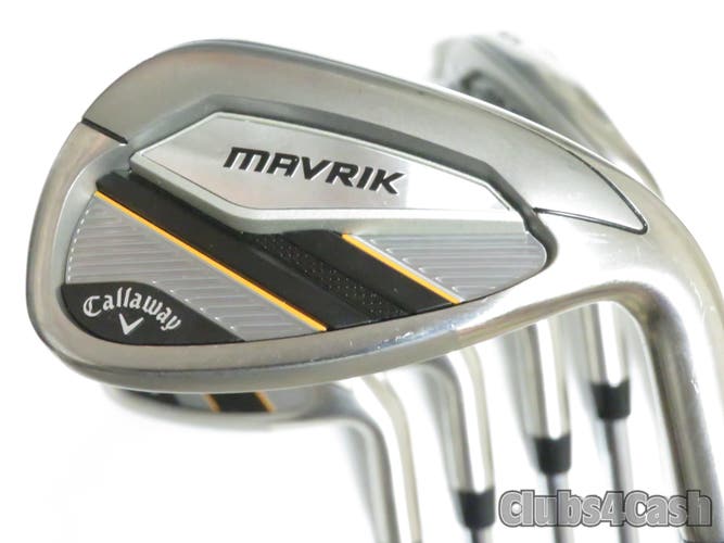 Callaway Mavrik Irons True Temper XP 95 R300 Regular Flex 5-P .. CLEAN