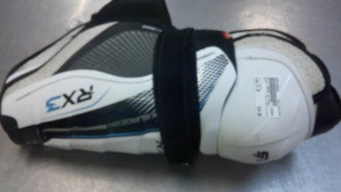 Used Bauer VAPOR 3X SHIN Senior Shin Guards White 12" 11339-S000196502