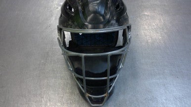 Used Easton ALPHA Batting Helmet w/Mask Black MD 11339-S000196493