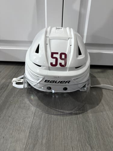 Medium Bauer Re-Akt 150 Helmet #59 Pro Stock (Used)