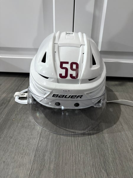 Medium Bauer Re-Akt 150 Helmet #59 Pro Stock (Used)