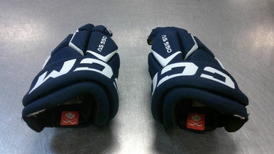 Used CCM AS550 Youth Gloves Navy Blue 10" 11339-S000194233
