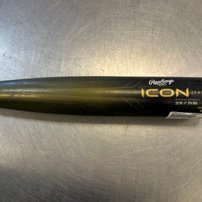 Used Rawlings ICON CARBON BB/SB High School -3 Bat 32" 11339-S000193177
