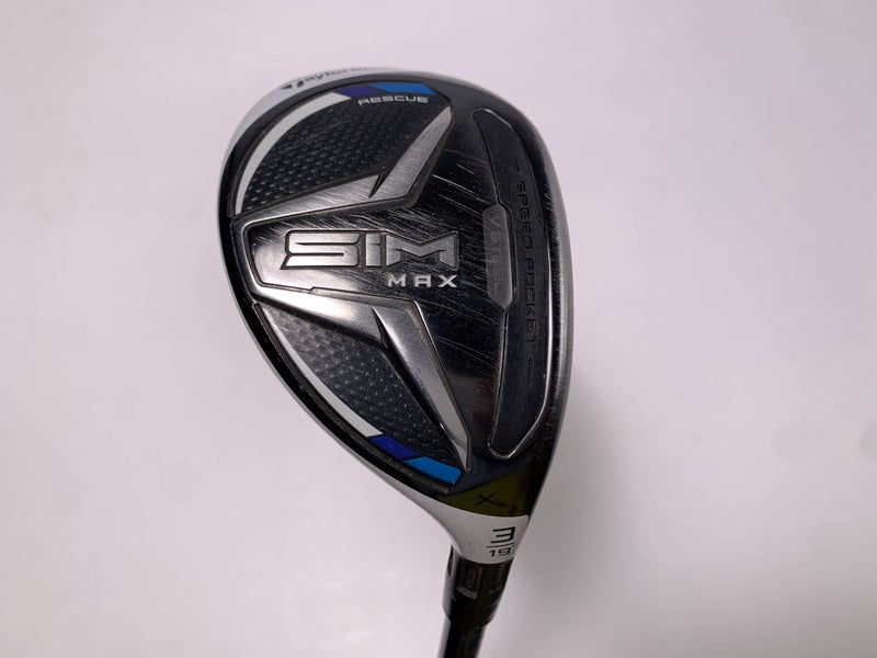 TaylorMade SIM MAX 3 Hybrid 19* Fujikura Ventus Blue 6R Regular Graphite Mens RH