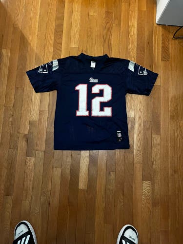 Youth large Tom Brady Jersey
