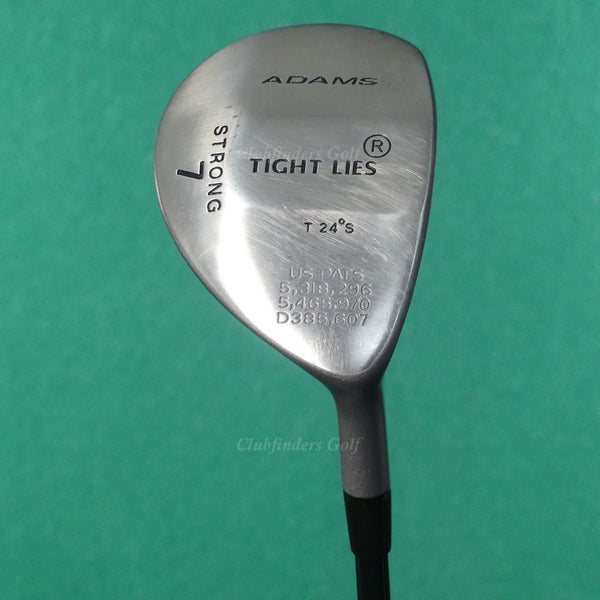 Adams Tight Lies Fairway T 24 S 7 Wood Factory SuperShaft Graphite Stiff