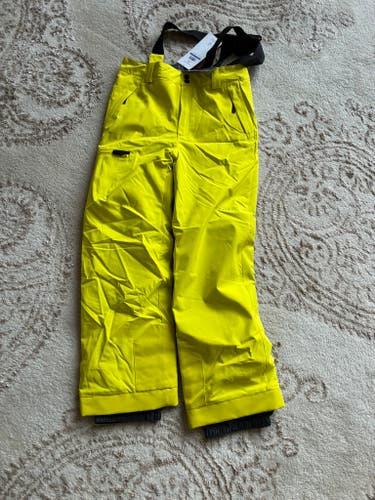 Spyder Boys' Propulsion Pants Citron Unisex Youth Size 18 Spyder Ski Pants (New)