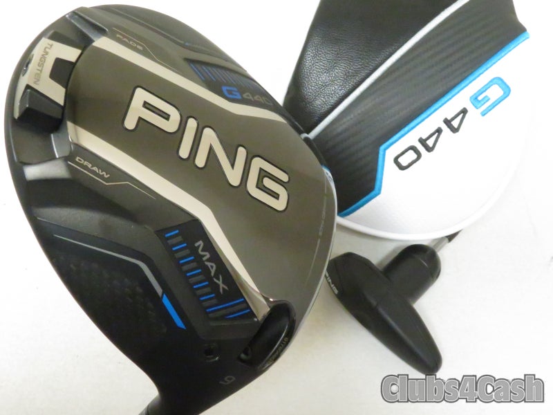 PING G440 MAX Driver 9 TOUR 2.0 Chrome 65 Stiff Flex +Cover .. MINT