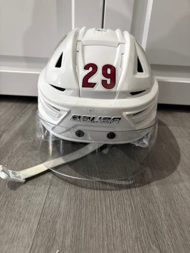 Medium Bauer Re-Akt 85 Helmet Pro Stock #29 (Used)