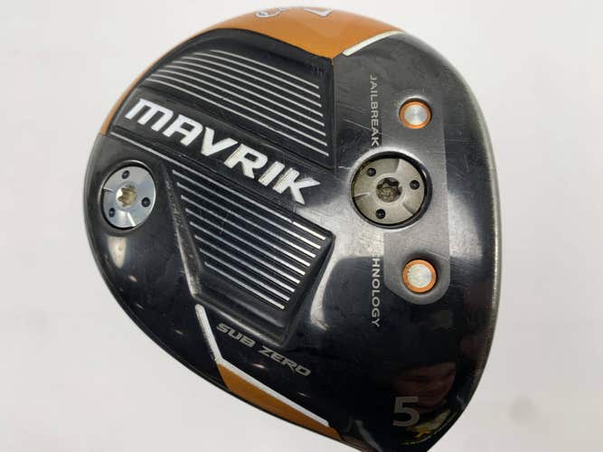 Callaway Mavrik Sub Zero 5 Fairway Wood 18* EvenFlow 6.5 75g Extra Stiff RH