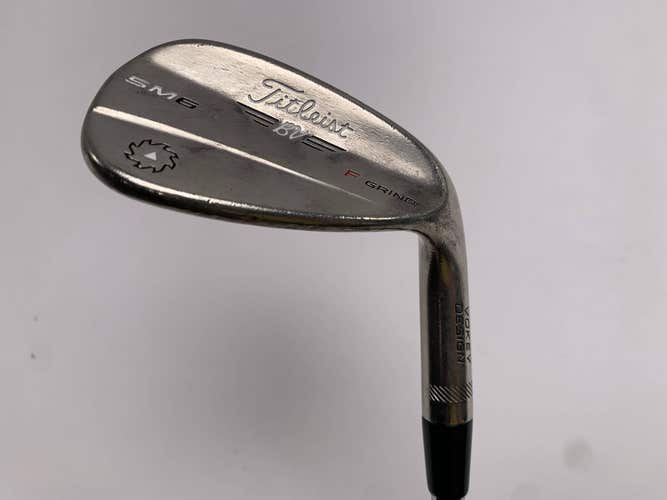 Titleist Vokey SM6 Steel Grey Gap Wedge GW 52* 8 Bounce Wedge Steel Mens RH