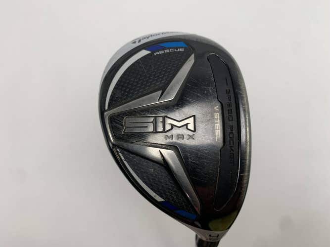 TaylorMade SIM MAX 4 Hybrid 22* Fujikura Ventus Blue 7S Regular Graphite Mens RH