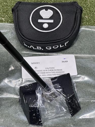 LAB Golf MEZZ 1 Center Shaft Putter Right Hand 34" Inch w/ Headcover MINT!