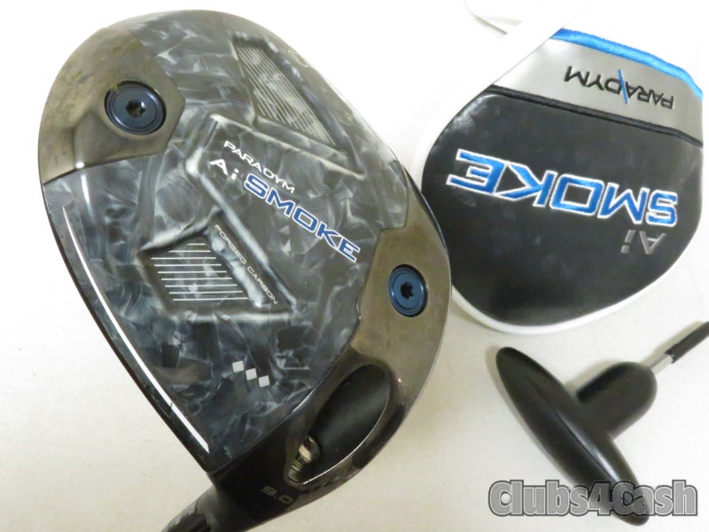 Callaway Paradym Ai Smoke Triple Diamond Driver 9 Denali Black 60g 6.0 +Cover