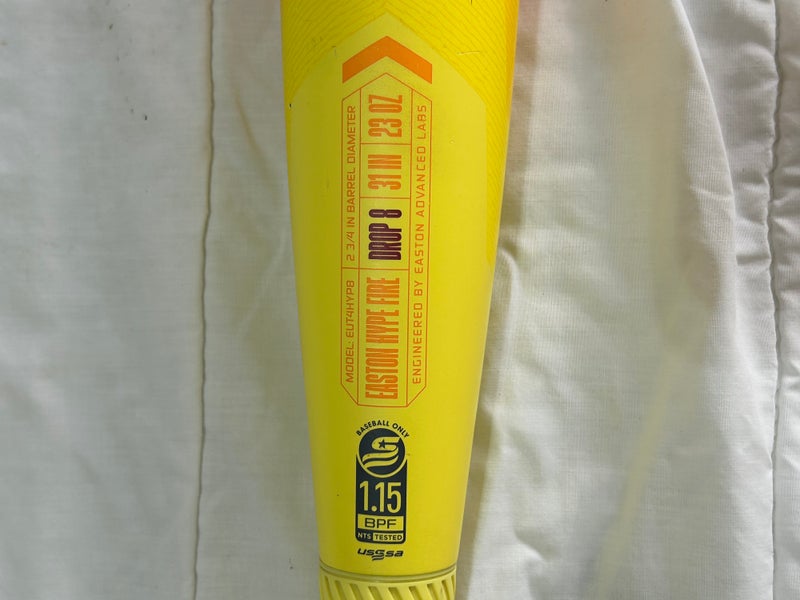 2024 Easton Hype Fire Composite USSSA Certified Bat (-8) 23 oz 31" (Used)