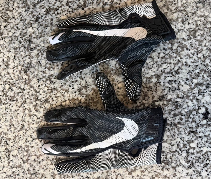 Black Large Adult Nike Vapor Jet Gloves (New)