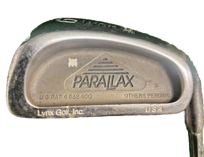 Lynx Golf Parallax 9 Iron Men's RH Stiff Steel 36 Inches Golf Pride Grip Single