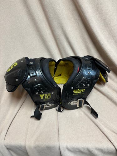 Large Youth Schutt Y Flex 2.0 Shoulder Pads (Used)