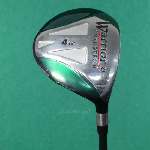 Warrior Custom Golf Tomahawk Fairway 18 4 Wood Factory Long Drive Graphite Firm