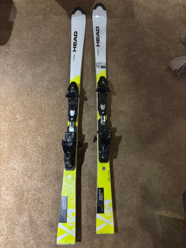 Unisex HEAD 156 cm Racing Skis With Bindings Max Din 11 (Used)